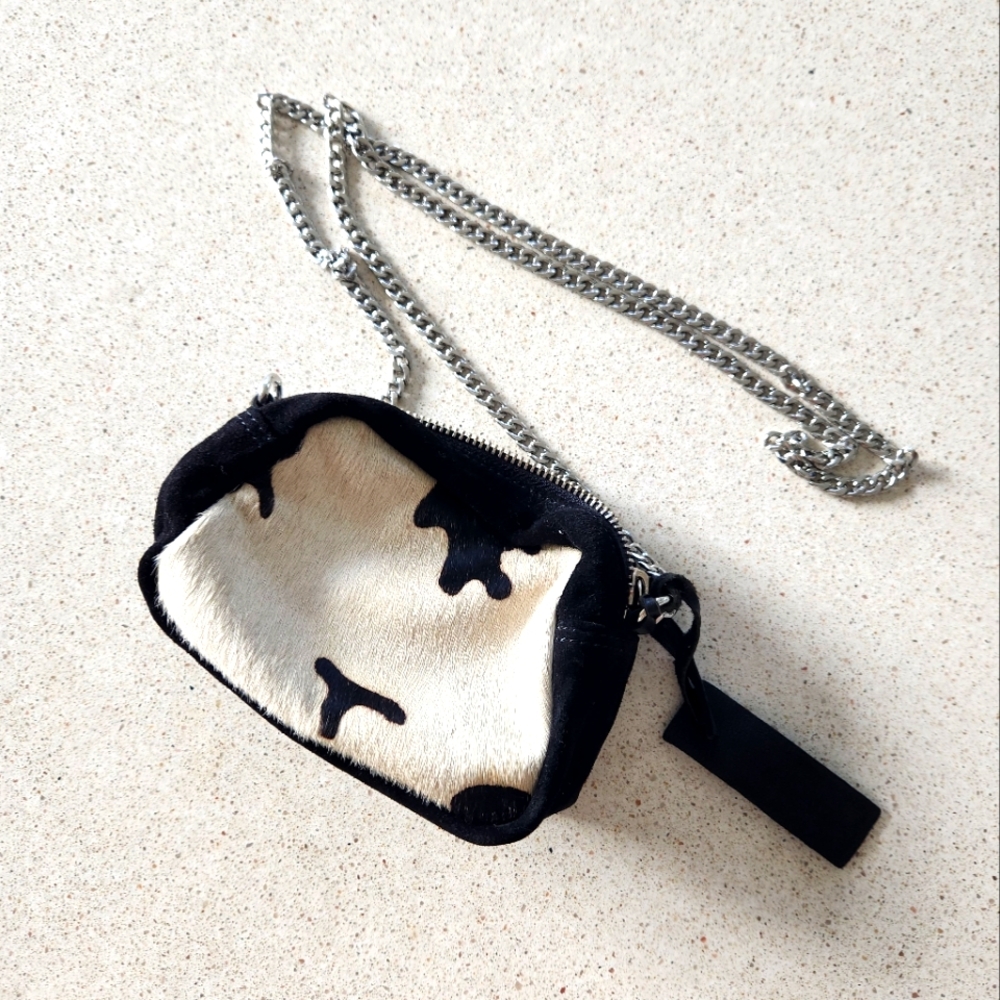 UO calf hair chain crossbody bag